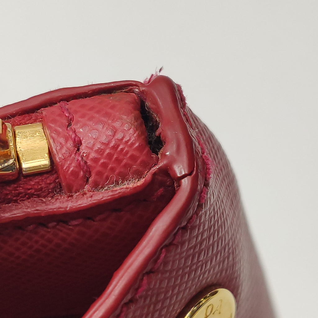 Prada Galleria Micro Red