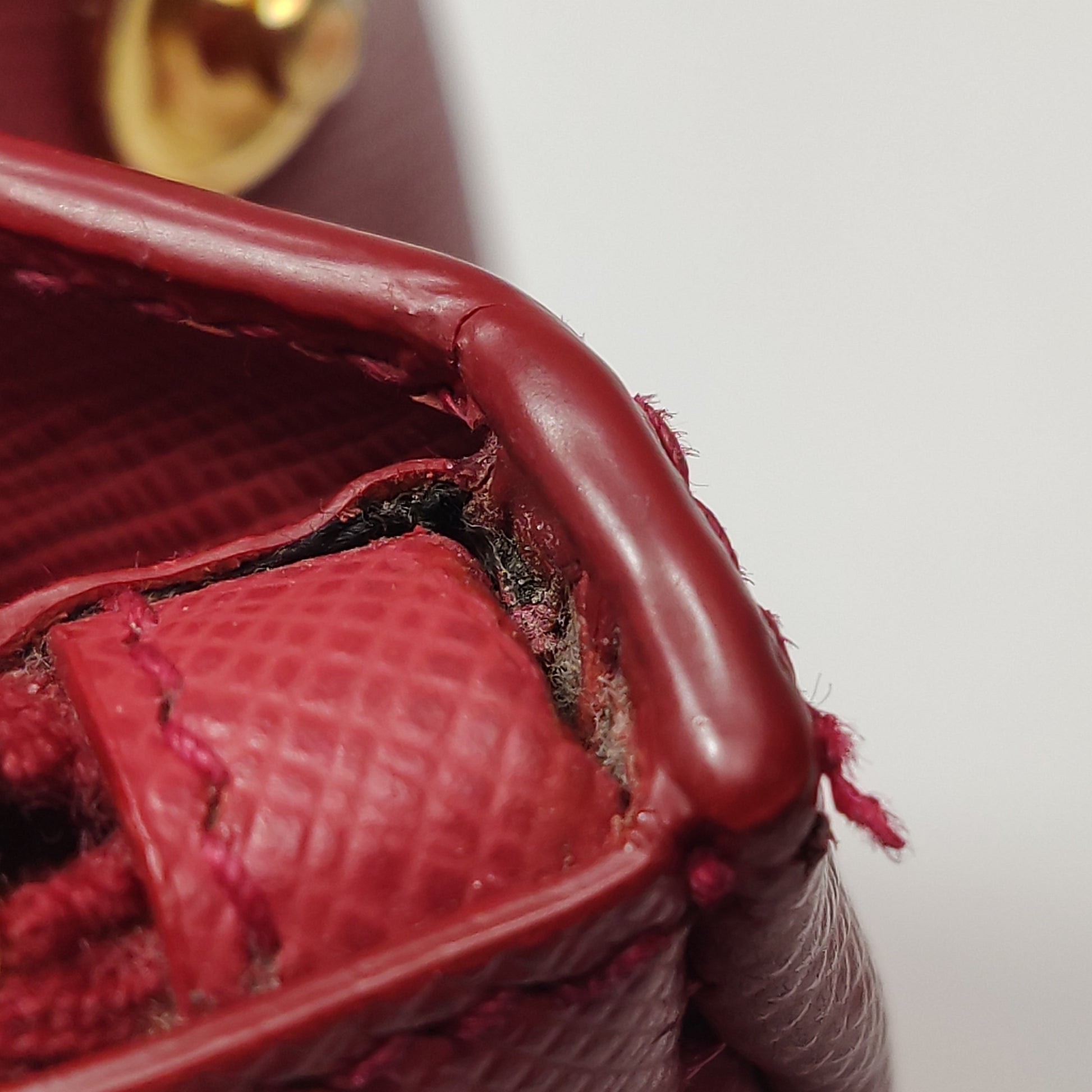 Prada Galleria Micro Red