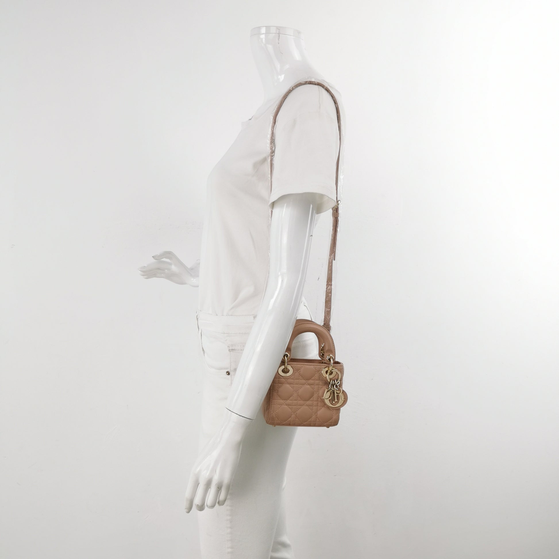 Dior Lady Dior Micro Beige