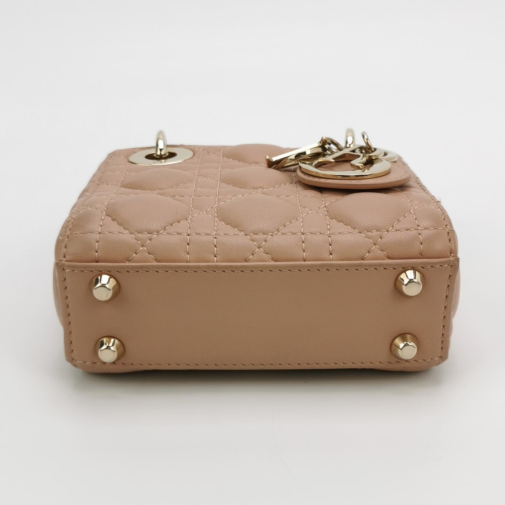 Dior Lady Dior Micro Beige
