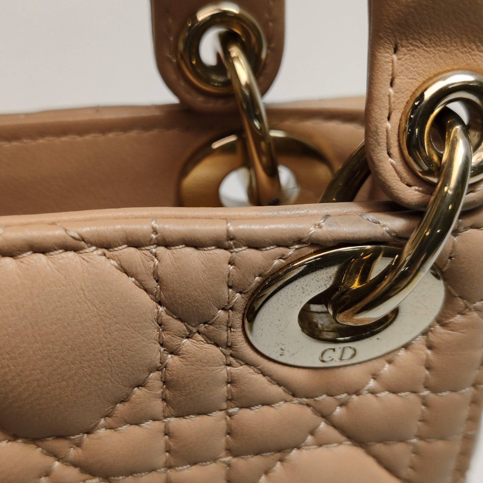 Dior Lady Dior Micro Beige