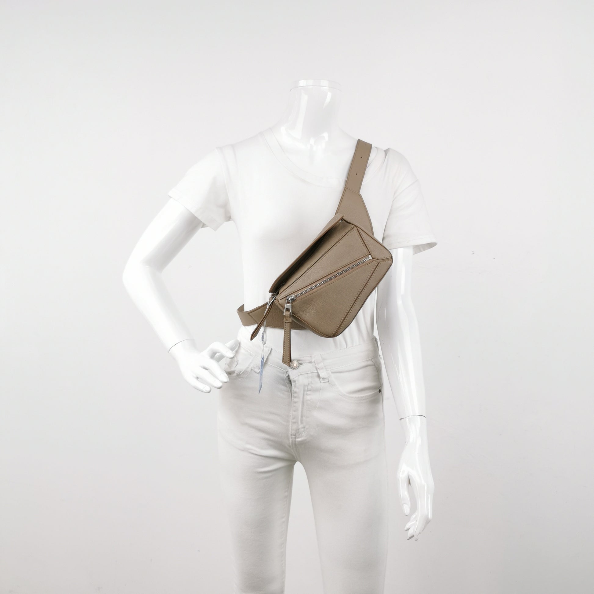 Loewe Puzzle Belt Bag Mini Light Beige