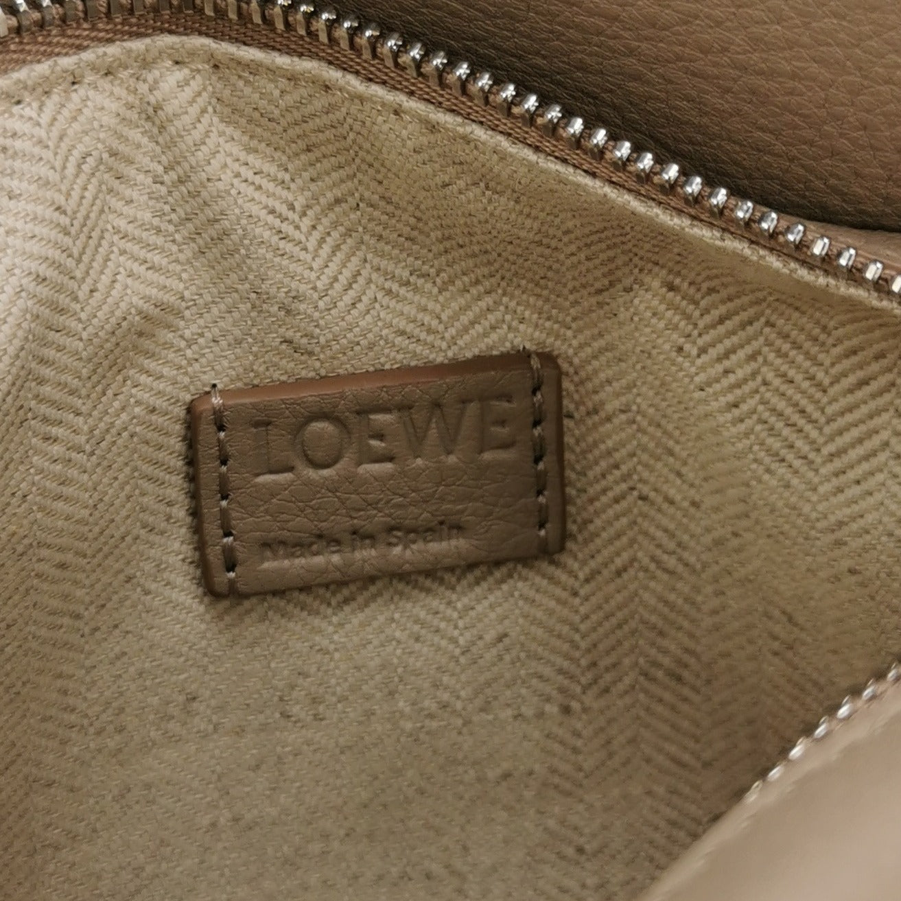 Loewe Puzzle Belt Bag Mini Light Beige