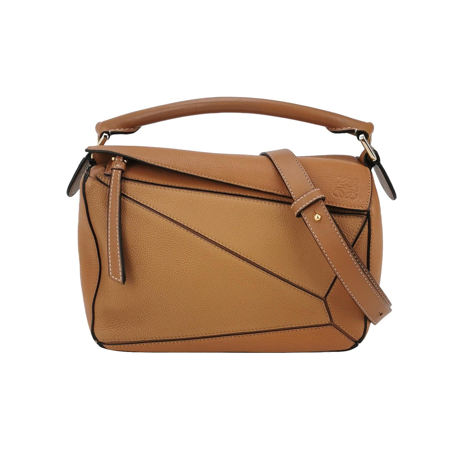 Loewe Puzzle Small Grained Caramel
