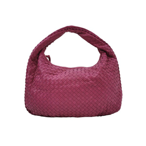 Bottega Veneta Intrecciato Hobo Small Magenta