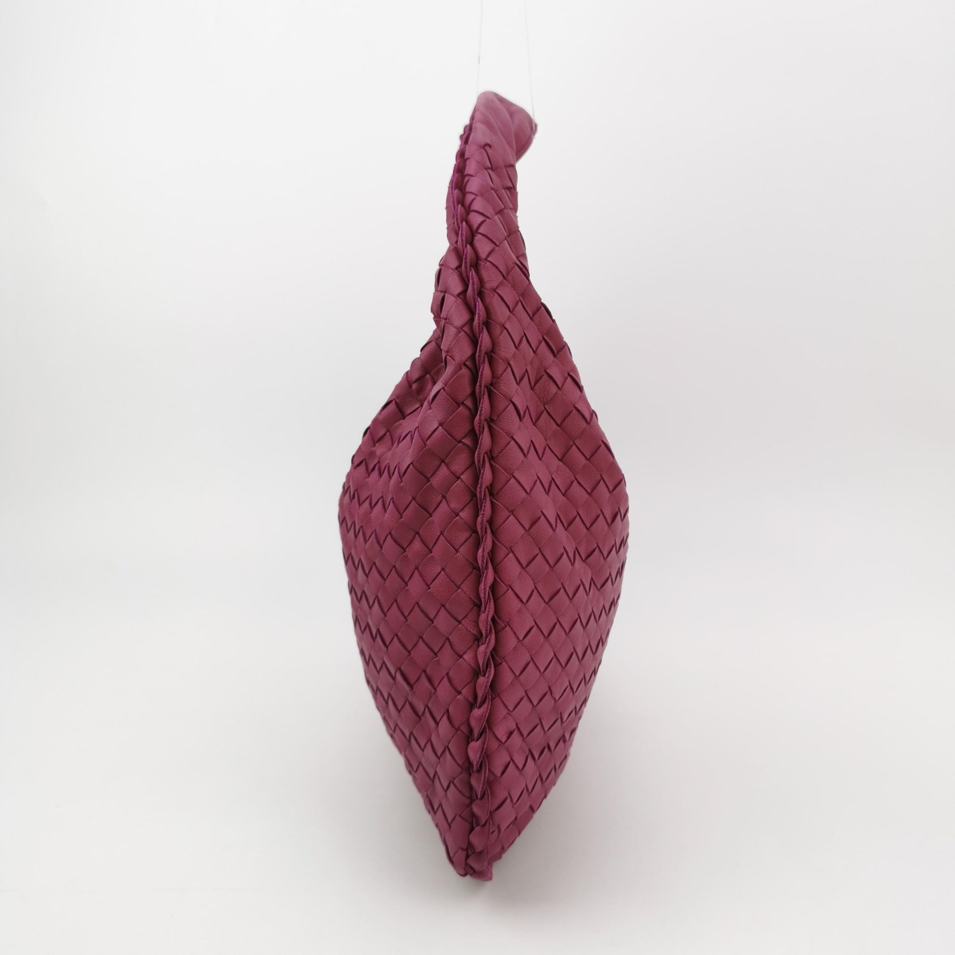 Bottega Veneta Intrecciato Hobo Small Magenta