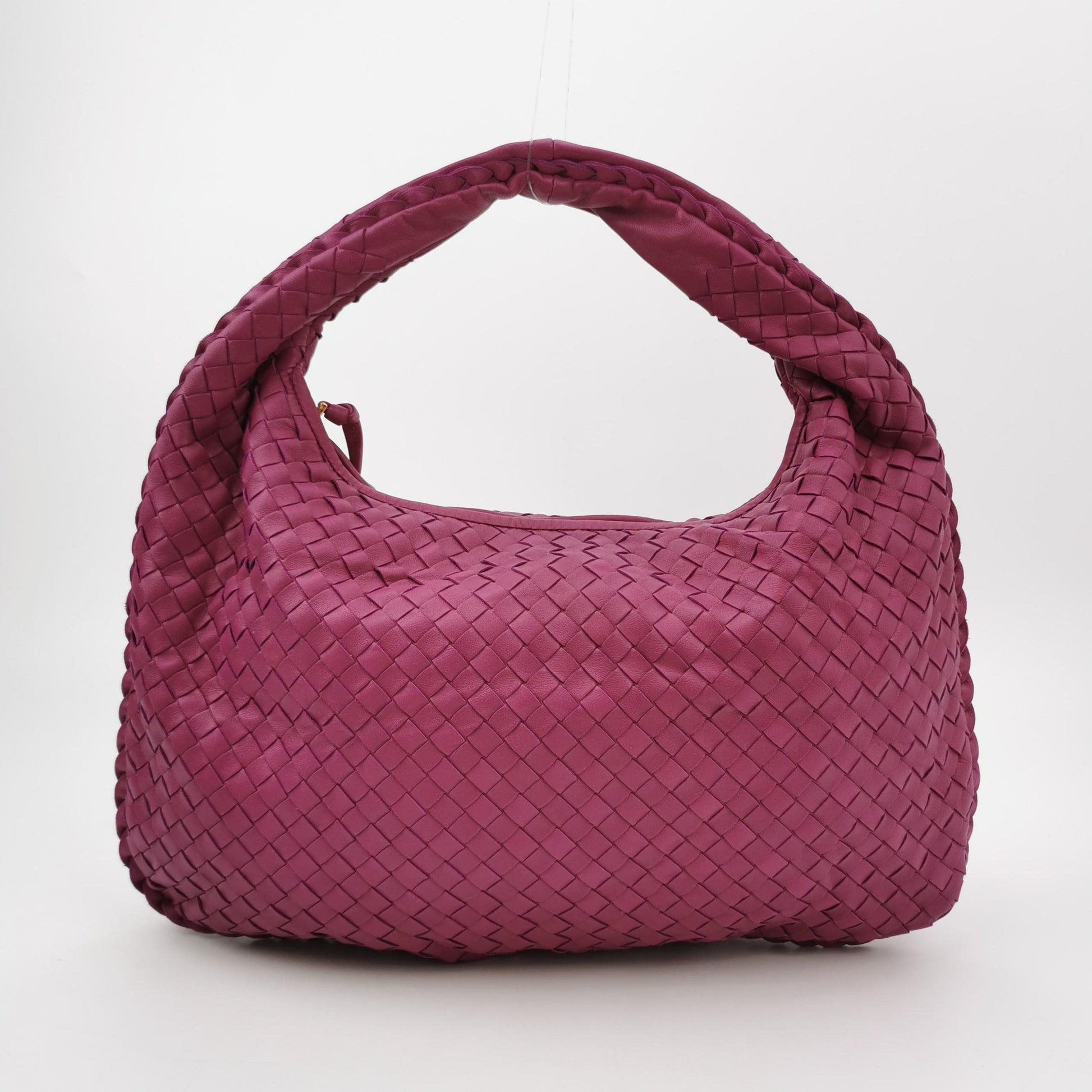 Bottega Veneta Intrecciato Hobo Small Magenta