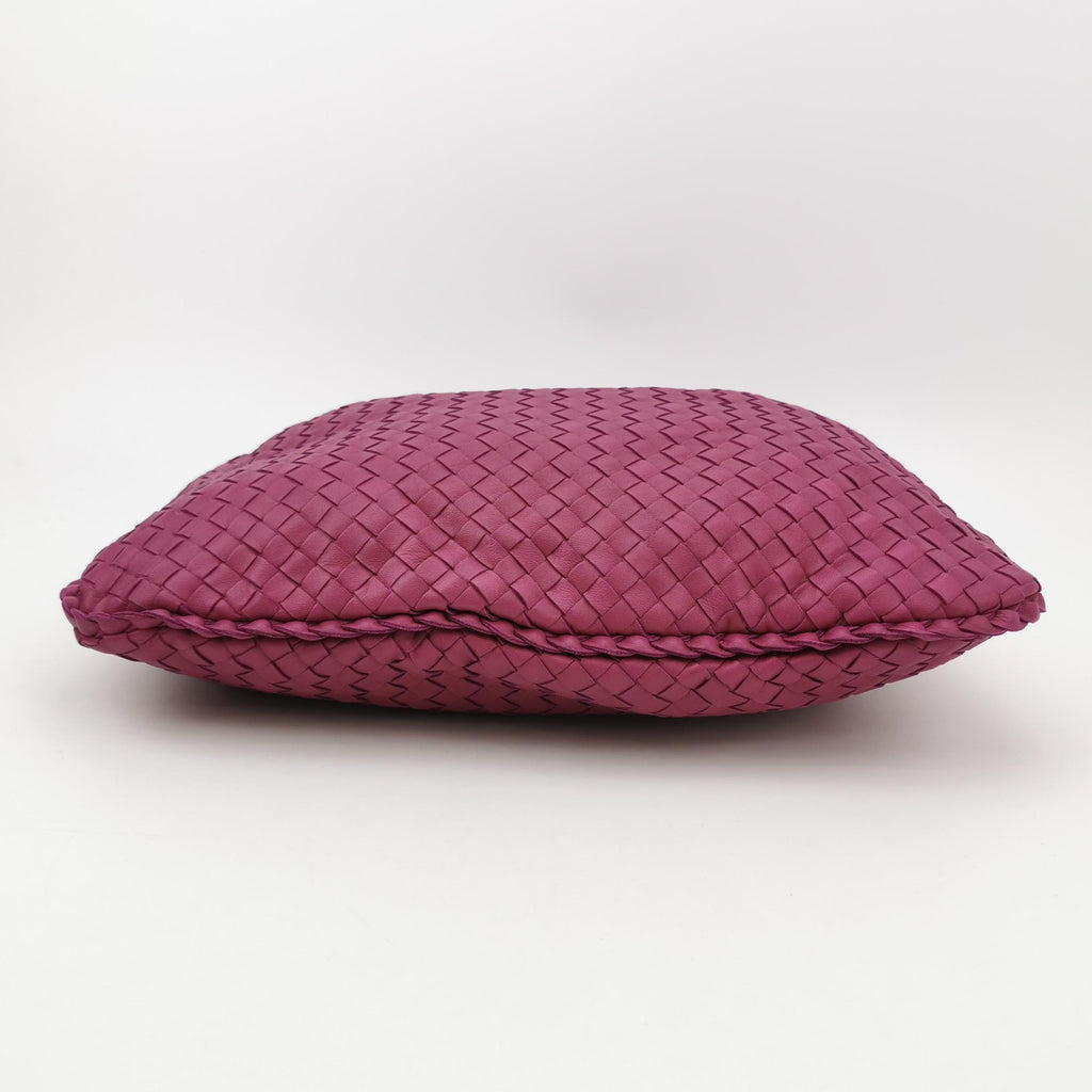 Bottega Veneta Intrecciato Hobo Small Magenta
