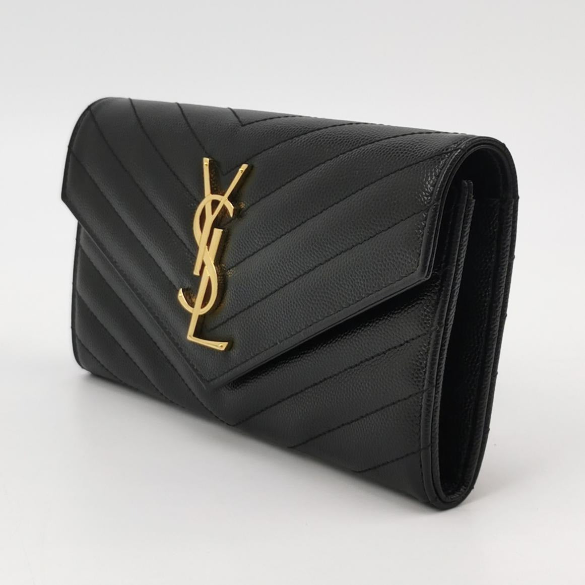 Saint Laurent Long Flap Wallet