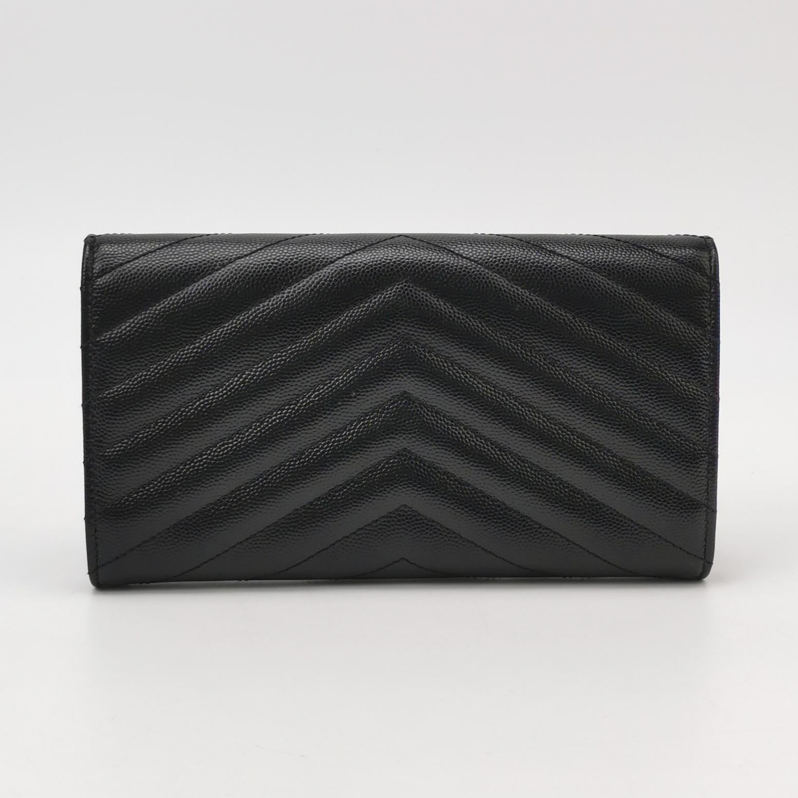 Saint Laurent Long Flap Wallet