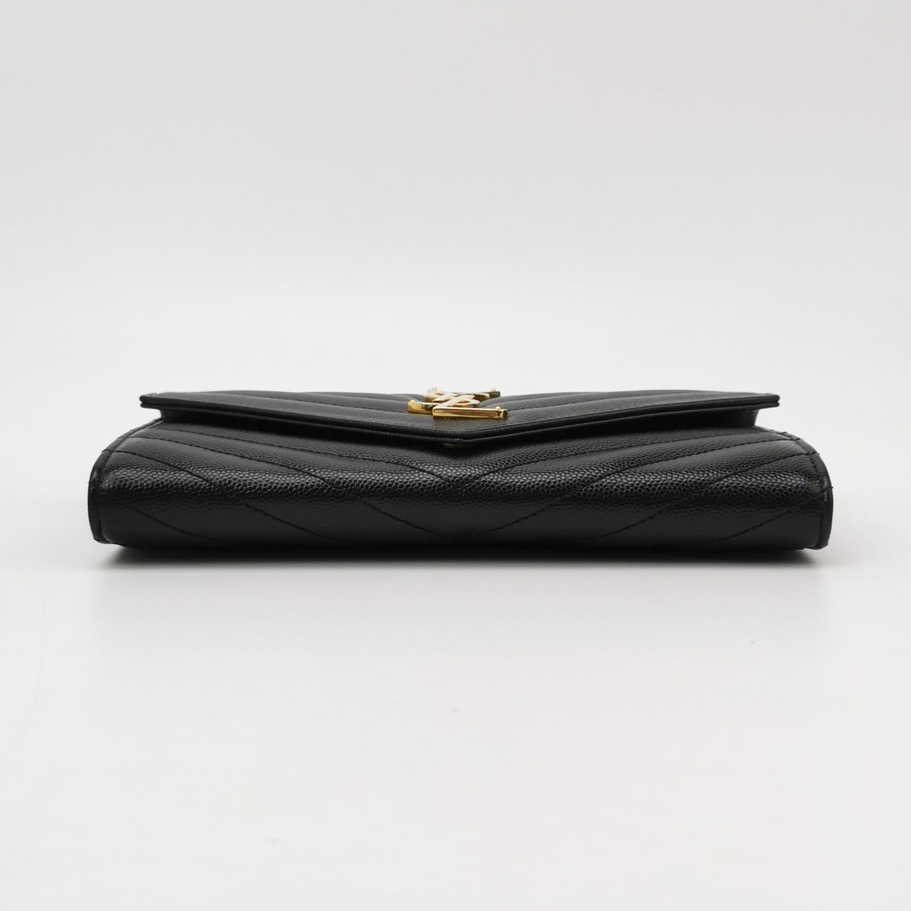 Saint Laurent Long Flap Wallet