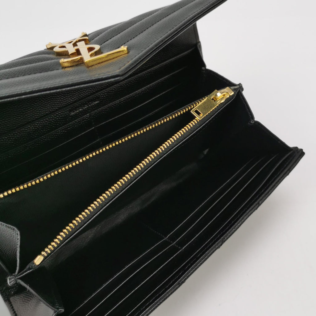 Saint Laurent Long Flap Wallet