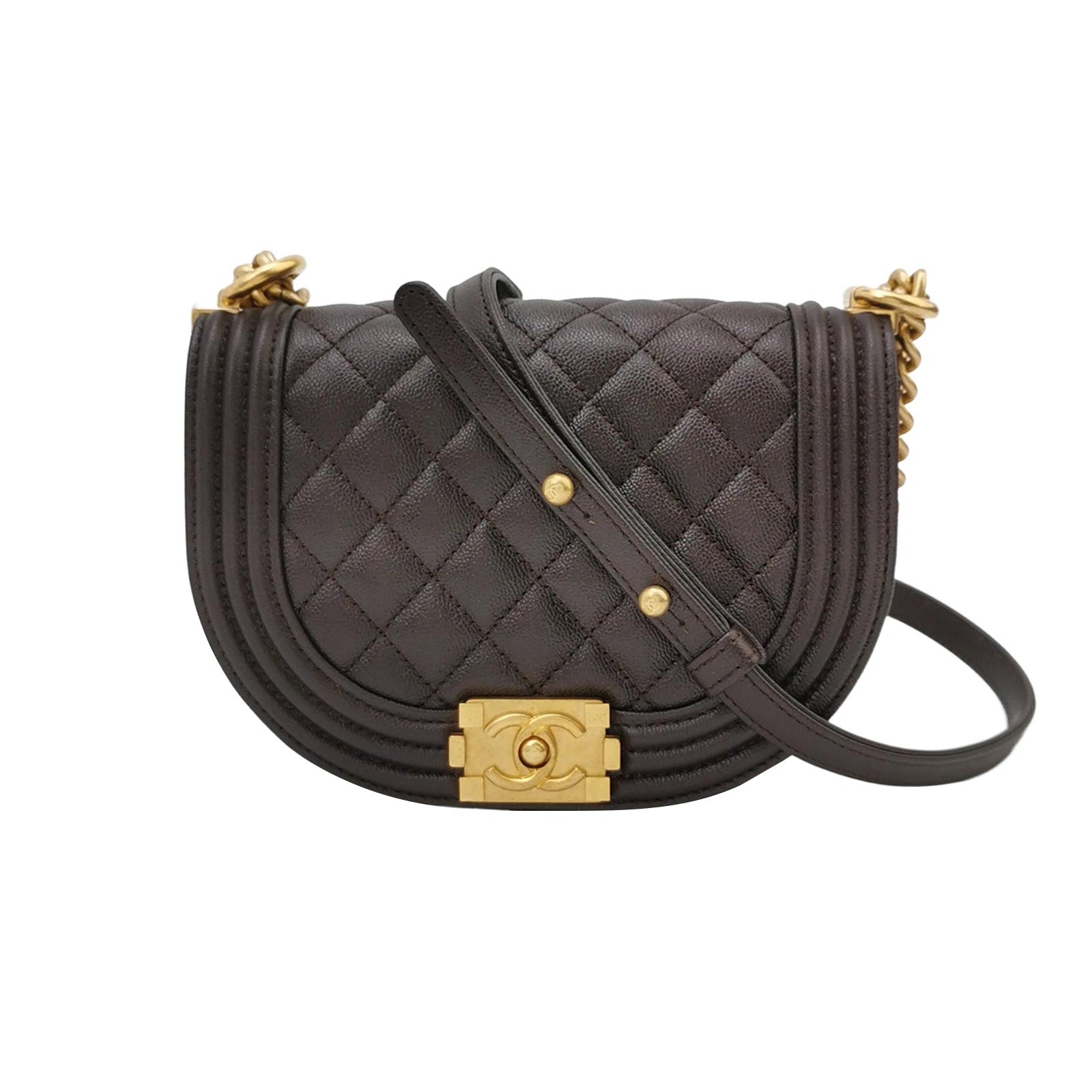 Chanel Boy Small Half Moon Crossbody