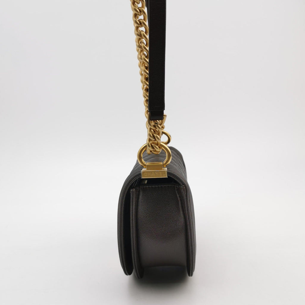 Chanel Boy Small Half Moon Crossbody