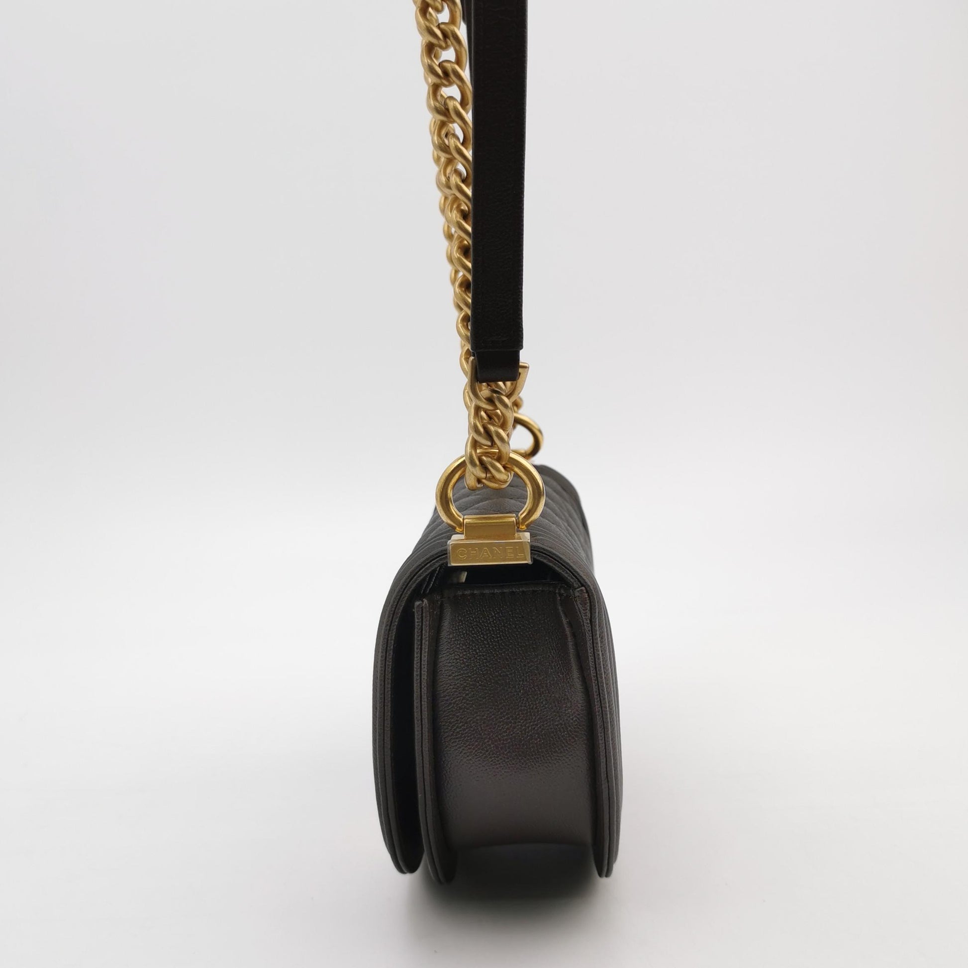 Chanel Boy Small Half Moon Crossbody