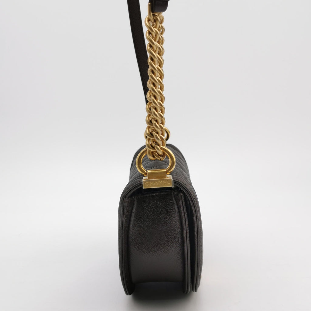 Chanel Boy Small Half Moon Crossbody