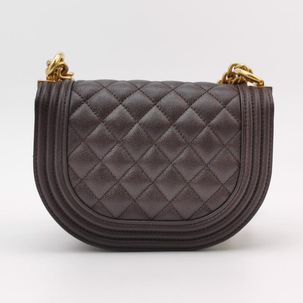 Chanel Boy Small Half Moon Crossbody