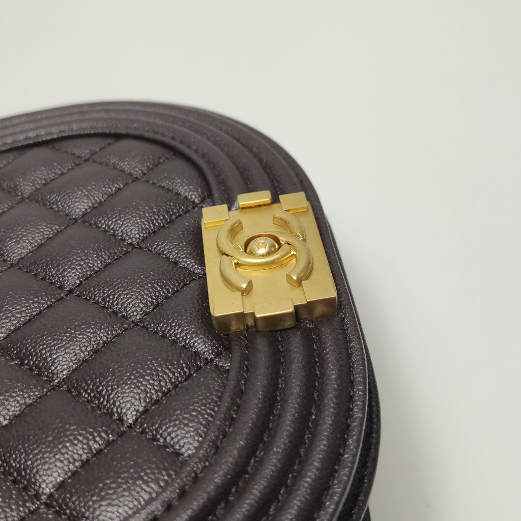 Chanel Boy Small Half Moon Crossbody