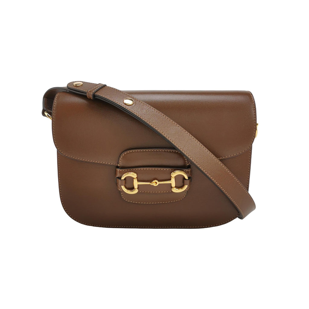 Gucci Horsebit 1955 Shoulder Bag Brown