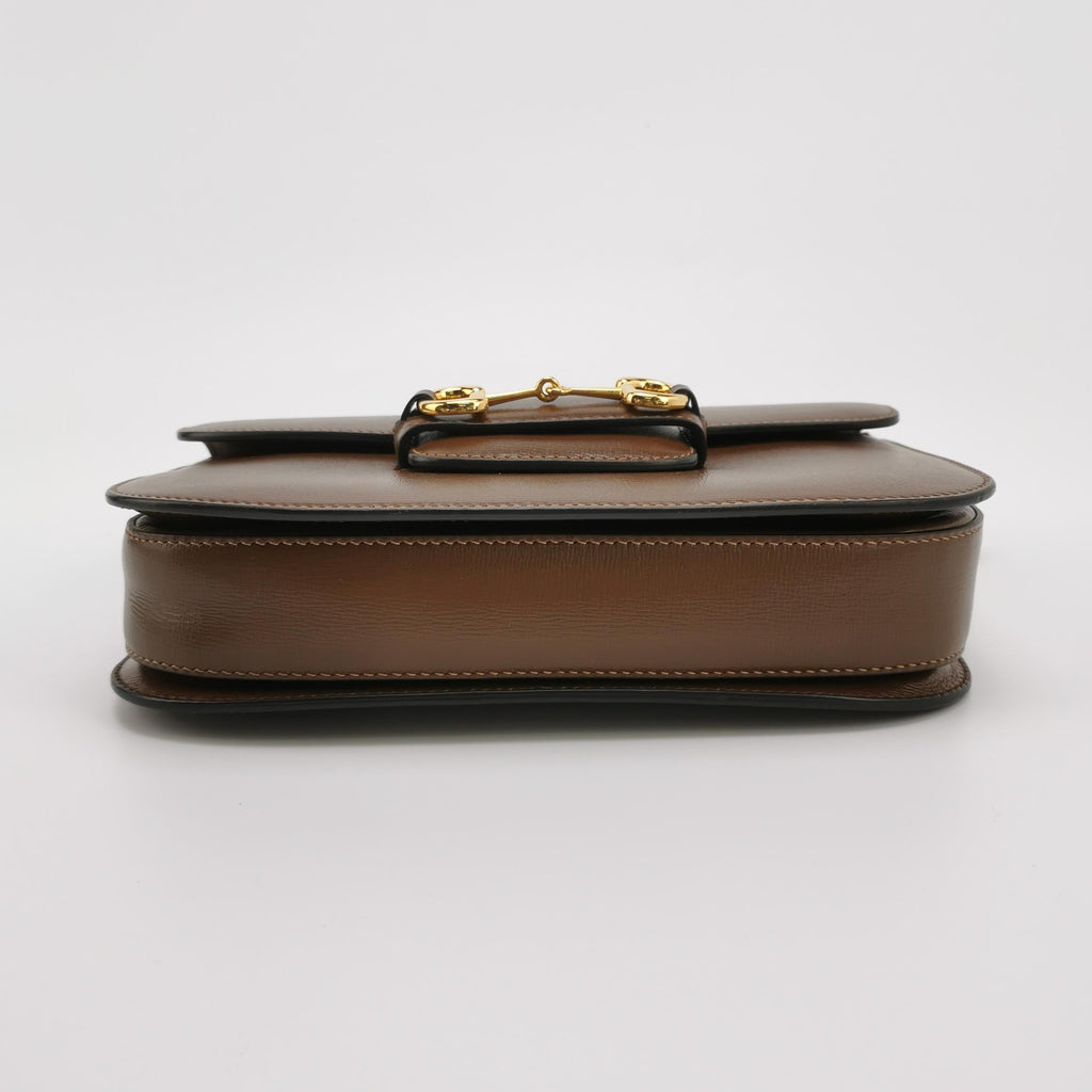 Gucci Horsebit 1955 Shoulder Bag Brown