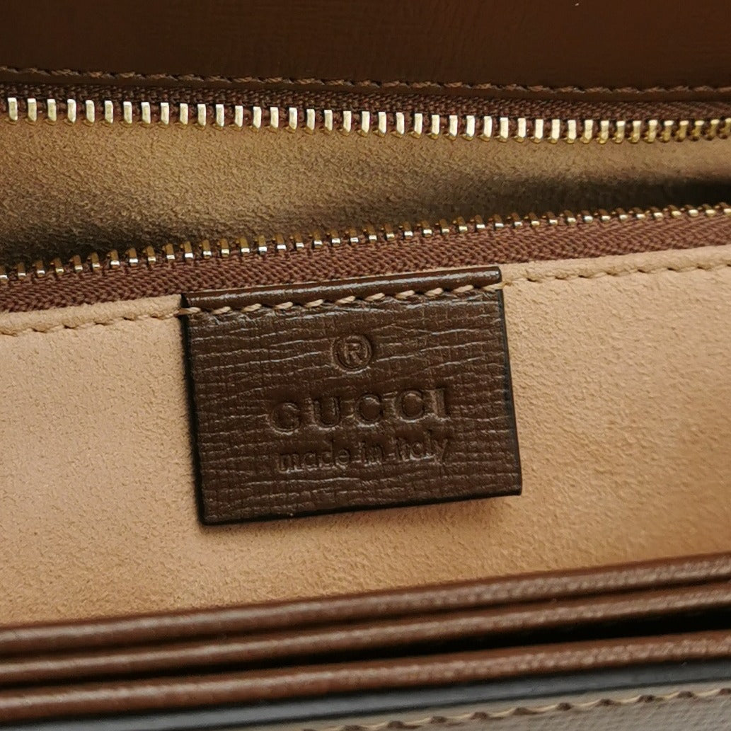 Gucci Horsebit 1955 Shoulder Bag Brown