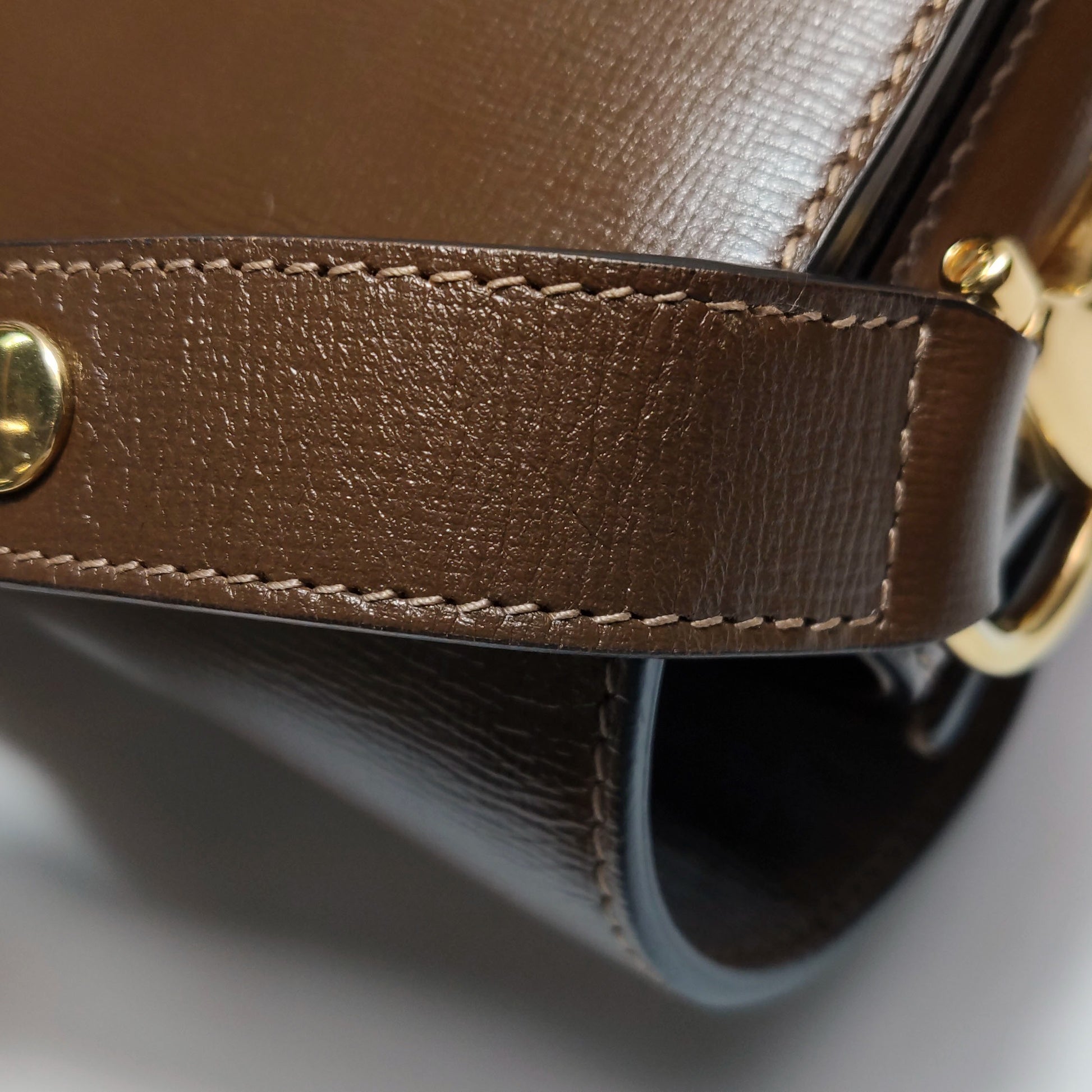 Gucci Horsebit 1955 Shoulder Bag Brown