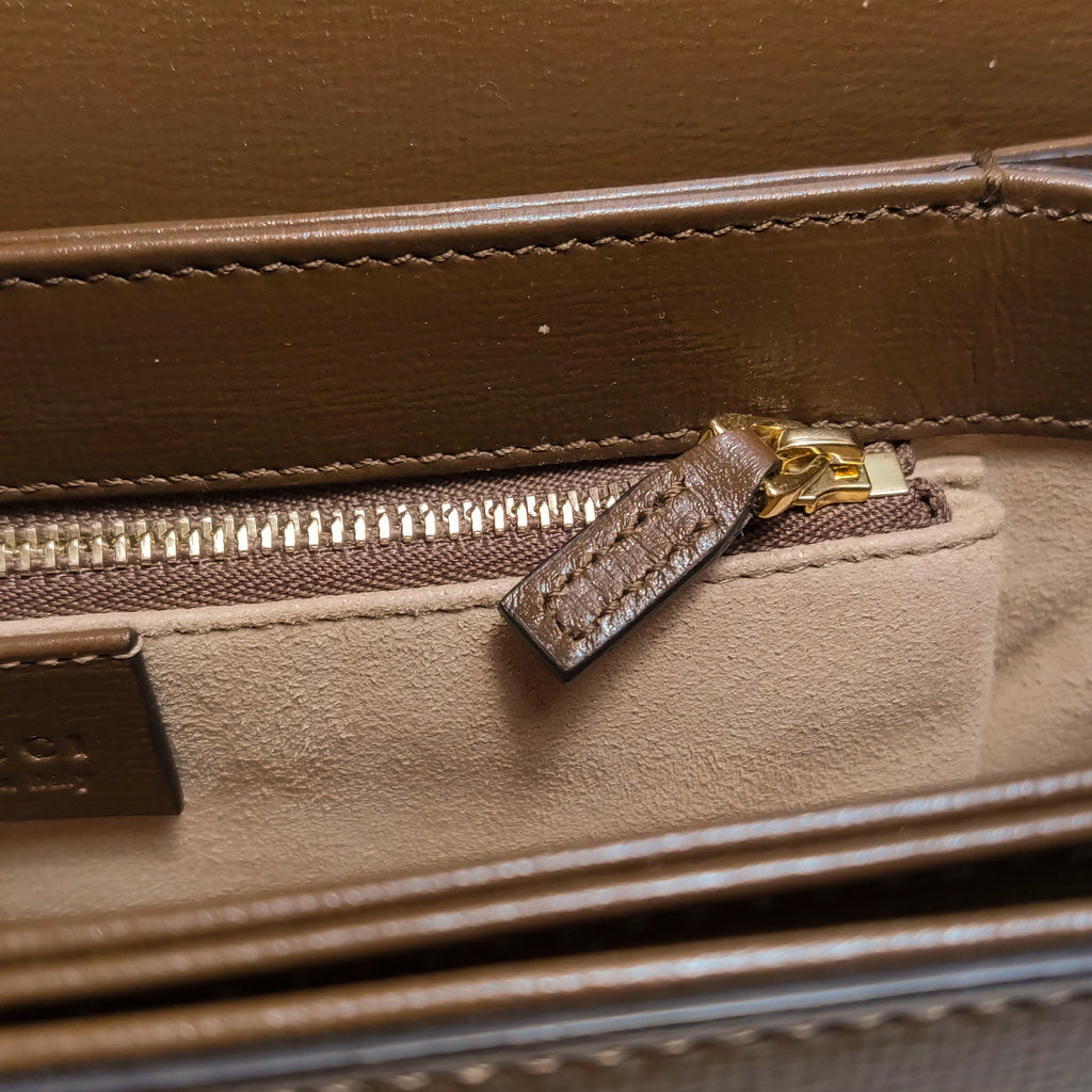 Gucci Horsebit 1955 Shoulder Bag Brown