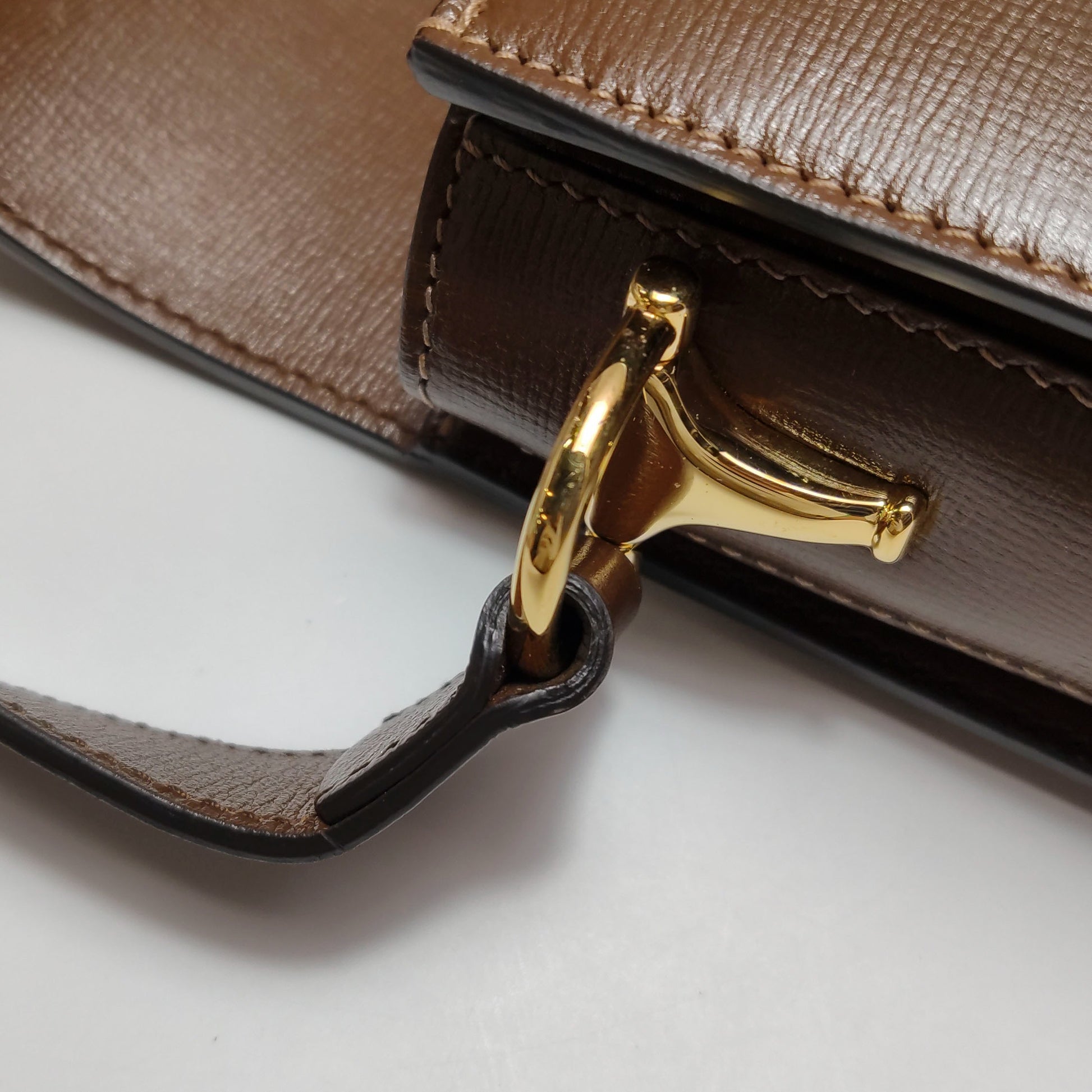 Gucci Horsebit 1955 Shoulder Bag Brown