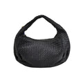 Bottega Veneta Intrecciato Belly Hobo Charcoal Blue