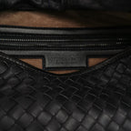 Bottega Veneta Intrecciato Belly Hobo Charcoal Blue
