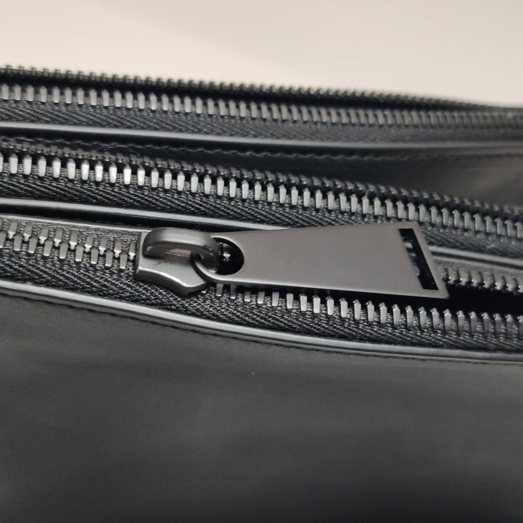 Bottega Veneta Triple Zip Messenger Bag