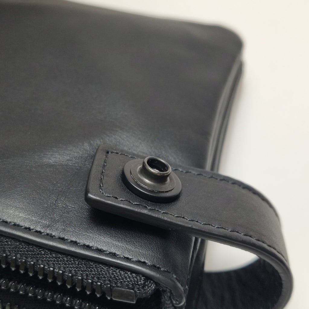 Bottega Veneta Triple Zip Messenger Bag
