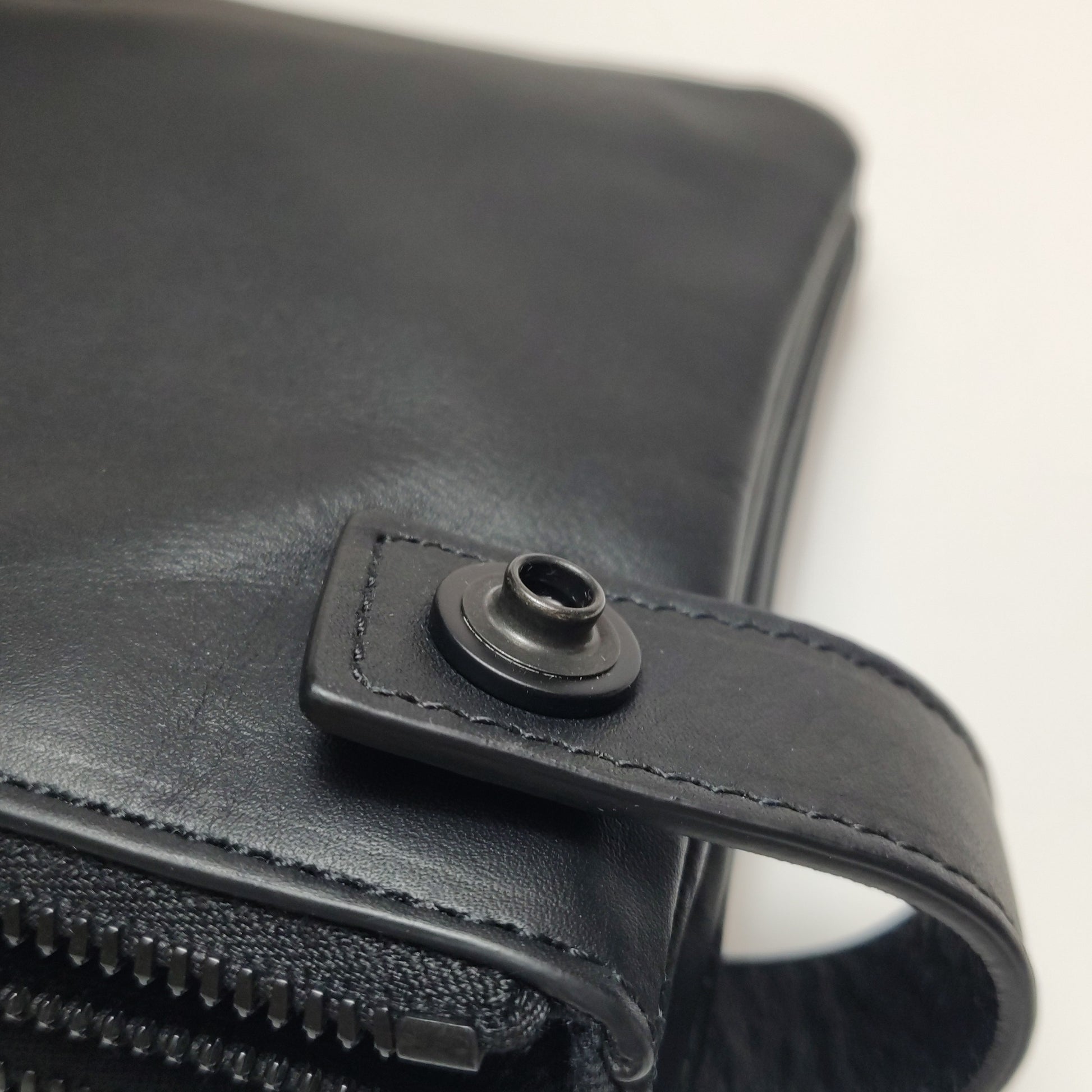 Bottega Veneta Triple Zip Messenger Bag