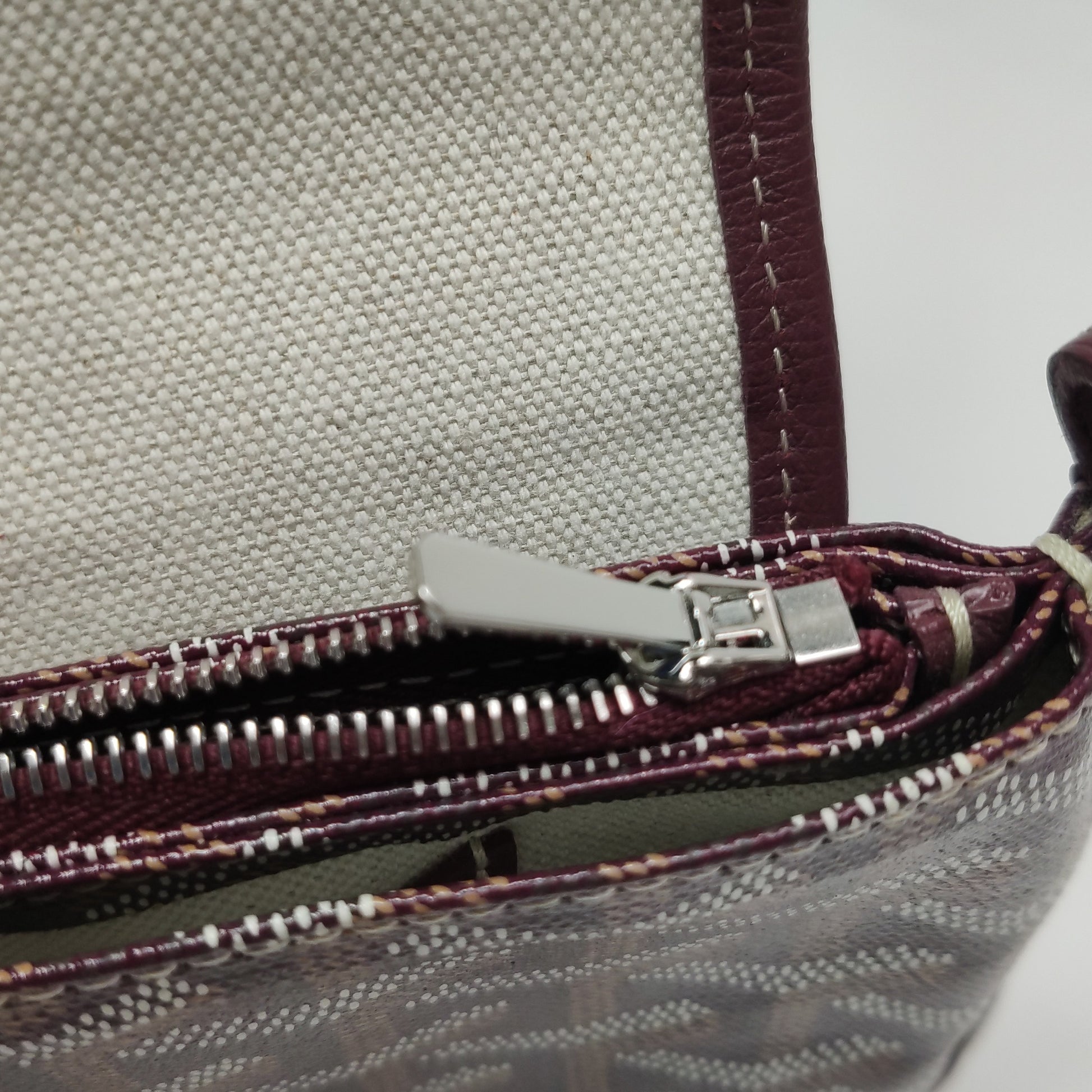 Goyard Plumet Burgundy