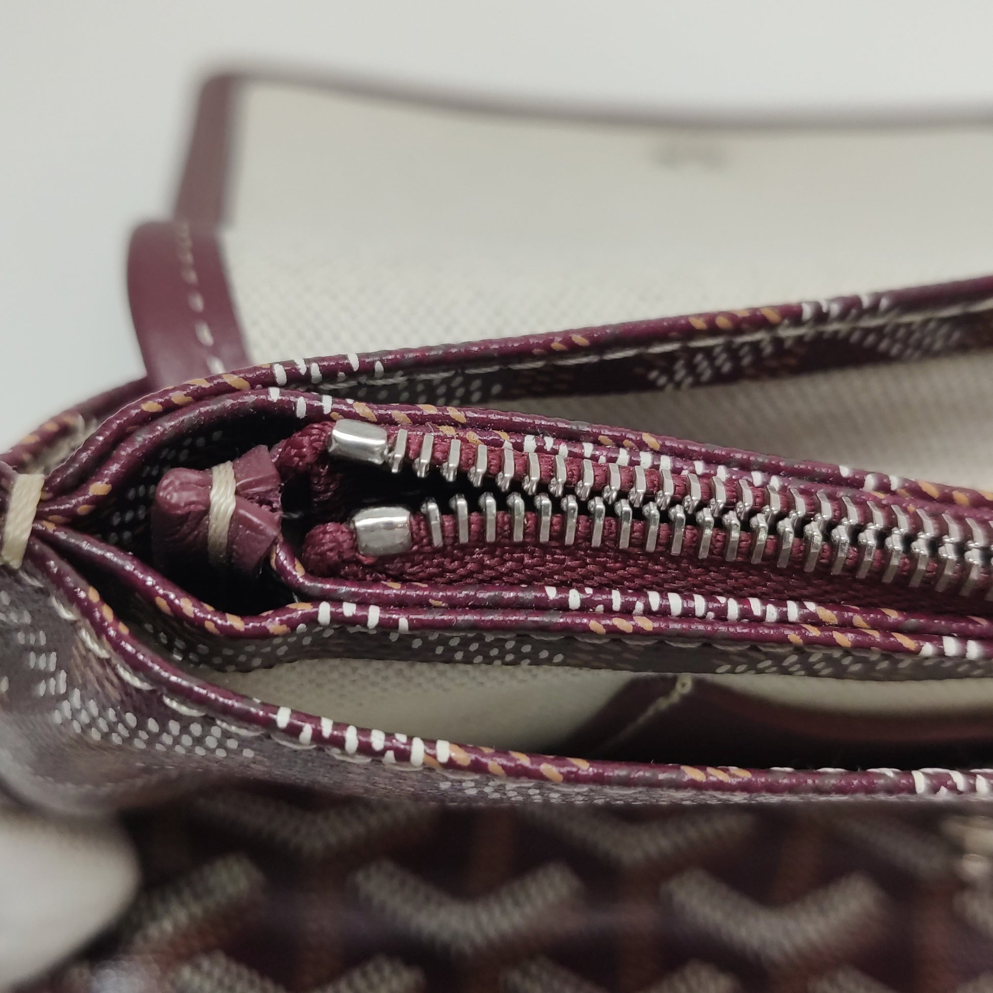 Goyard Plumet Burgundy