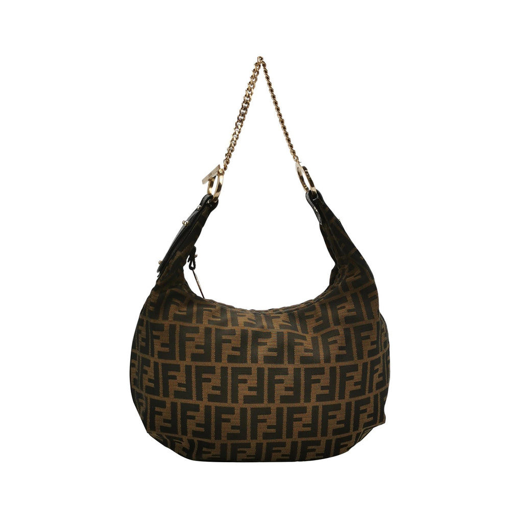 Fendi Zucca Chef Chain Hobo