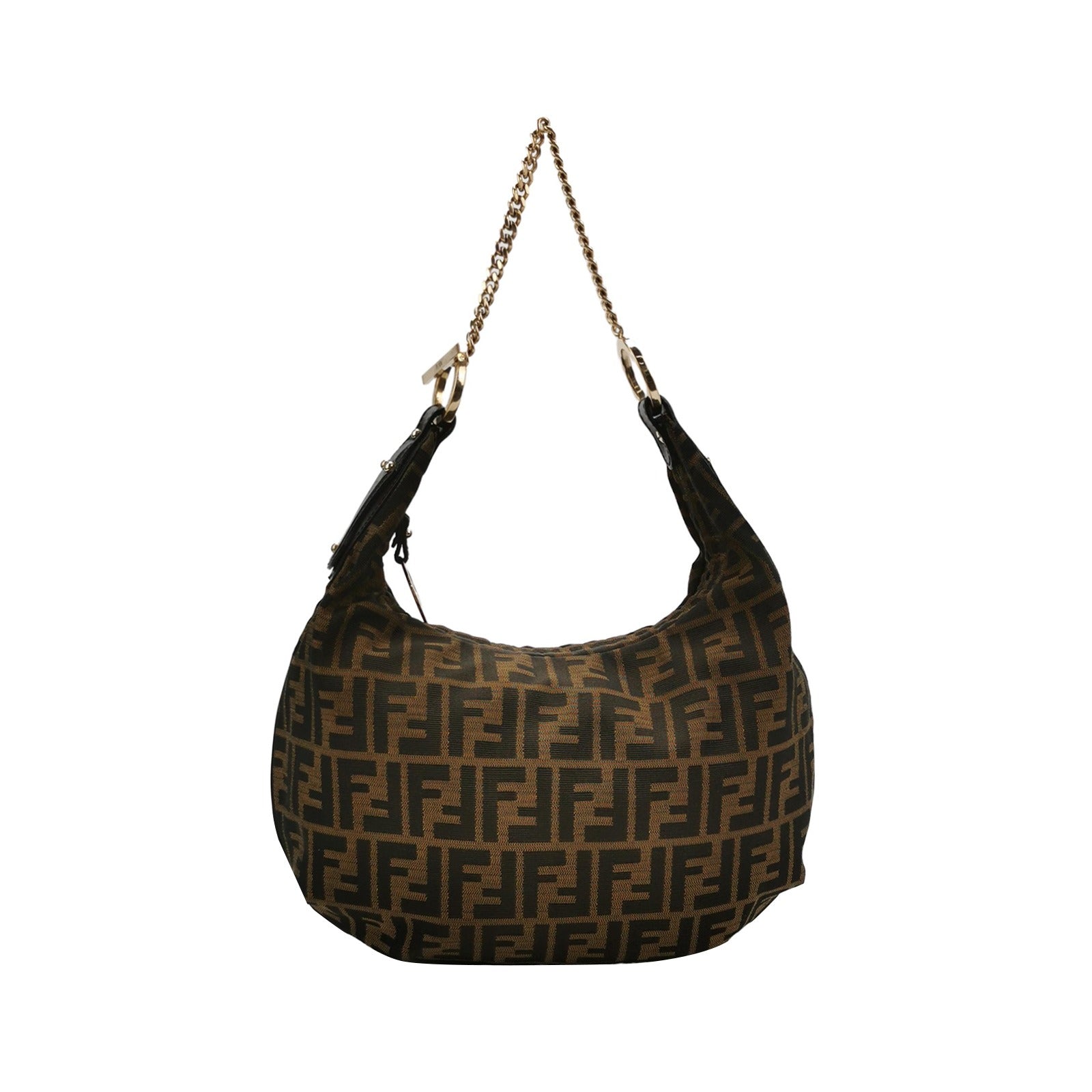 Fendi Zucca Chef Chain Hobo