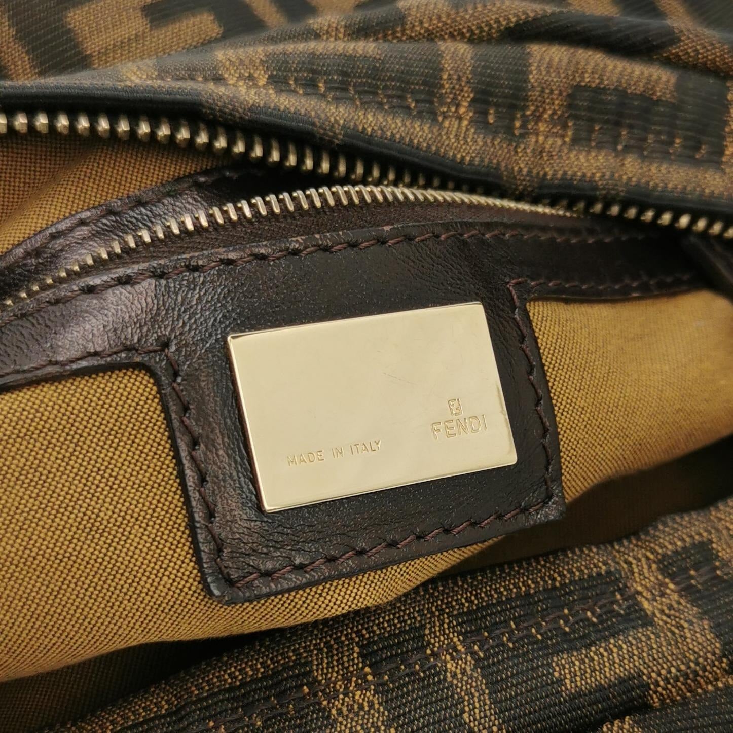 Fendi Zucca Chef Chain Hobo
