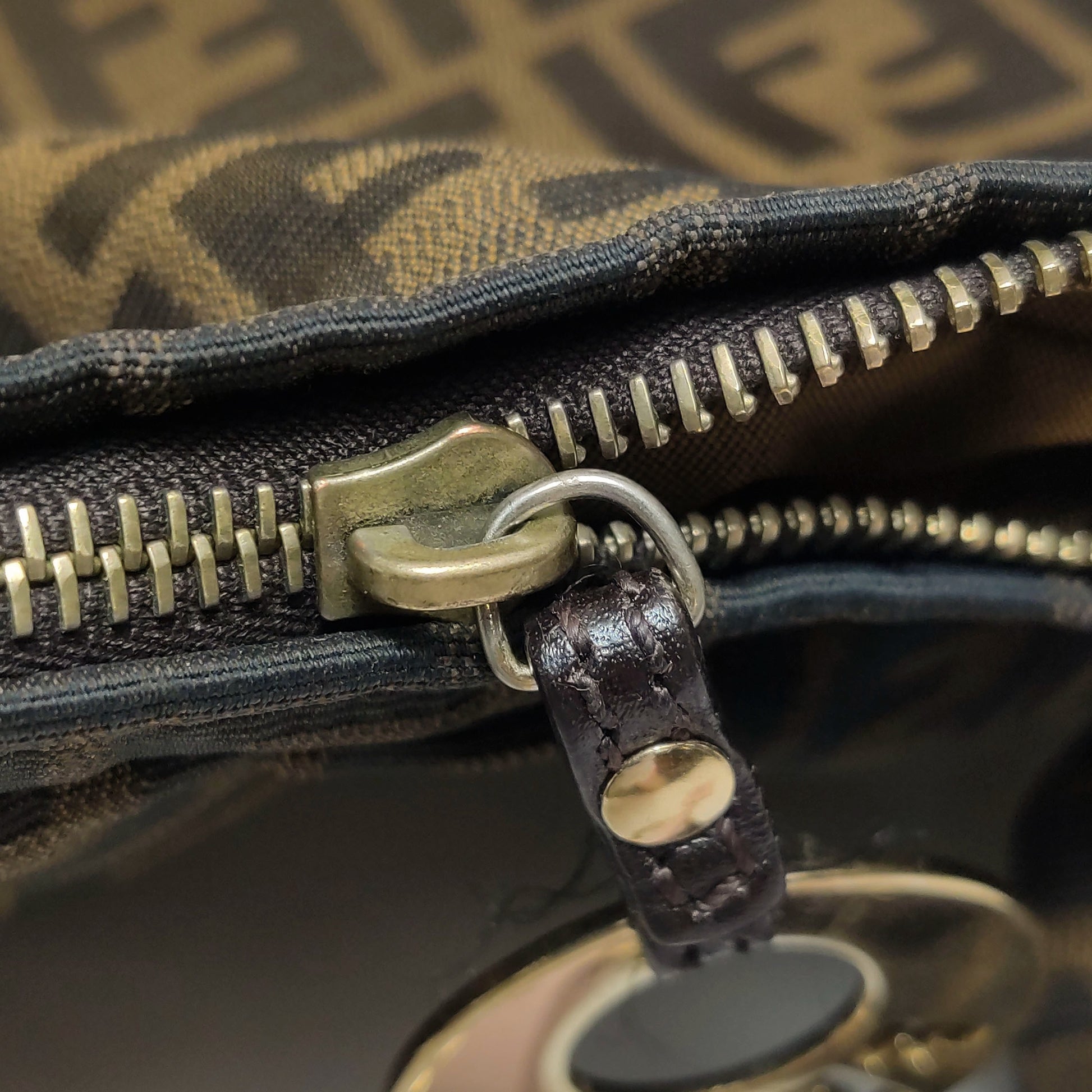 Fendi Zucca Chef Chain Hobo