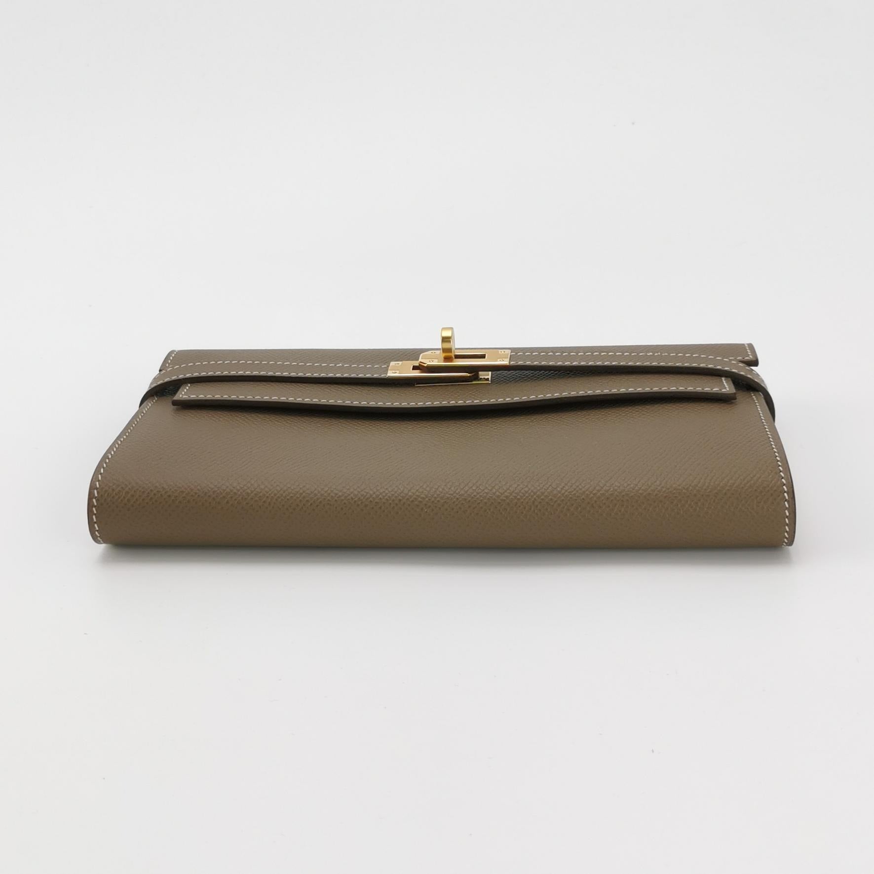 Hermès Kelly Long Wallet Epsom