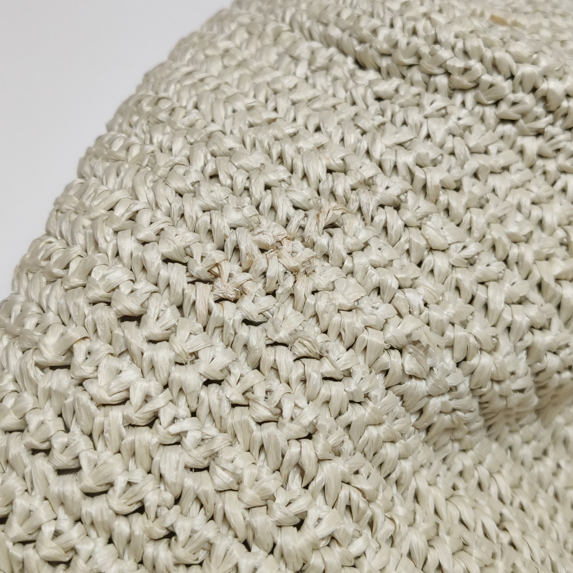 Prada Talco Raffia Tricot Large Tote