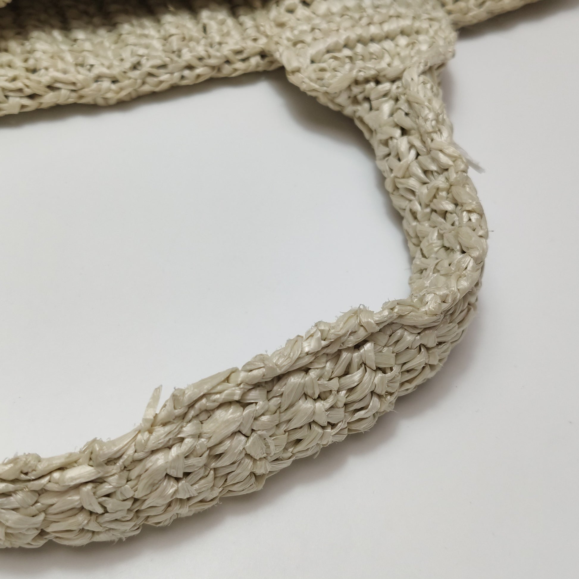 Prada Talco Raffia Tricot Large Tote
