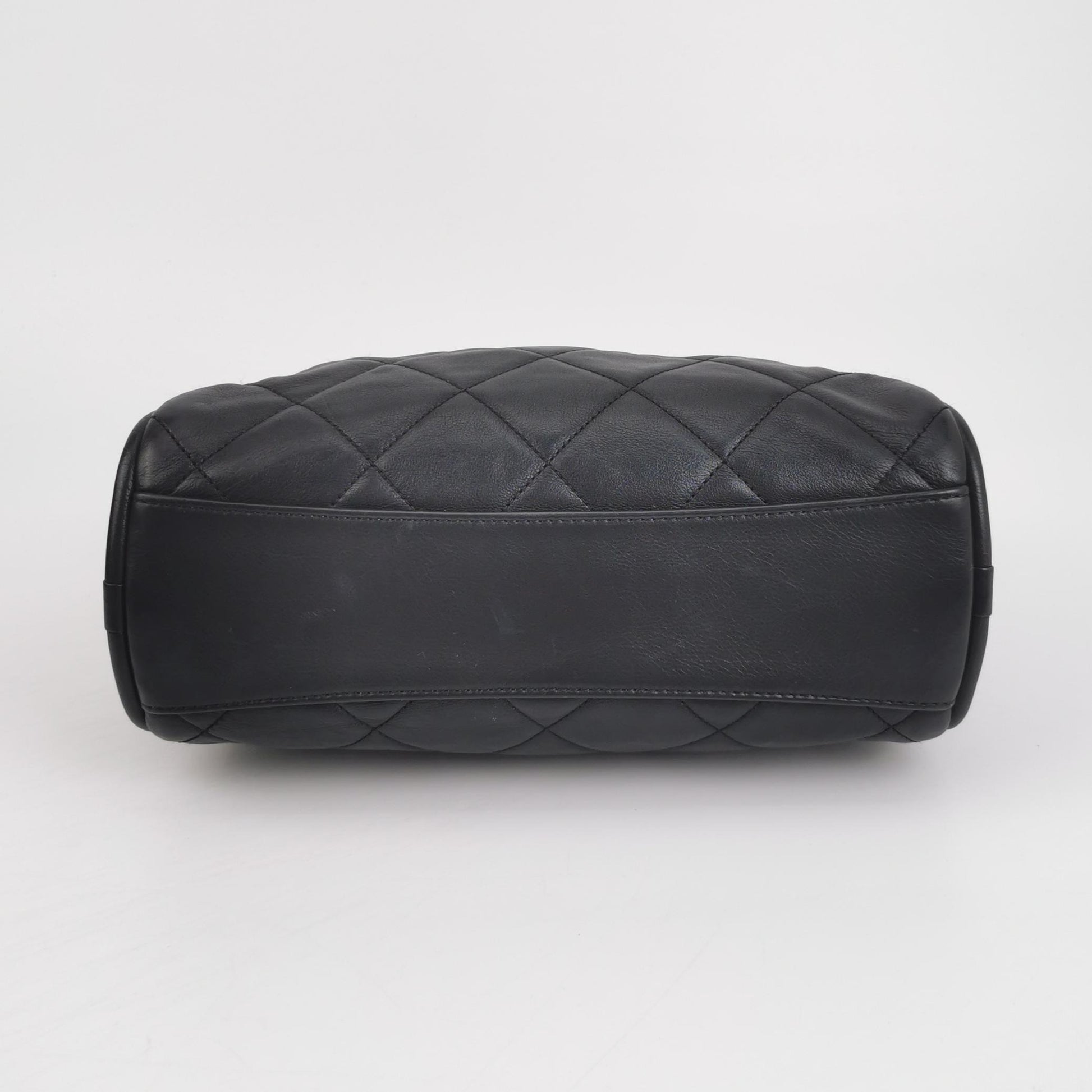 Chanel Quilted Bowling Bag