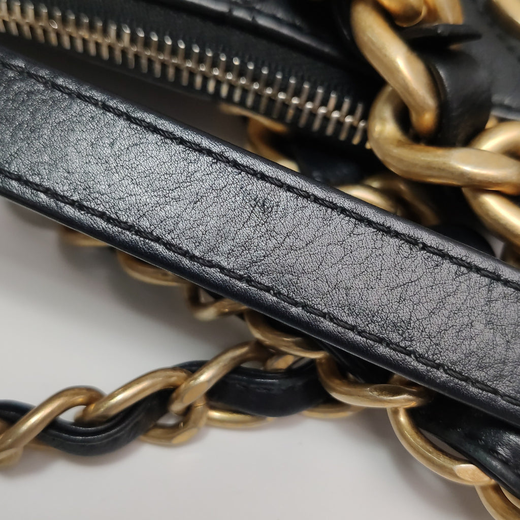 Chanel Quilted Bowling Bag