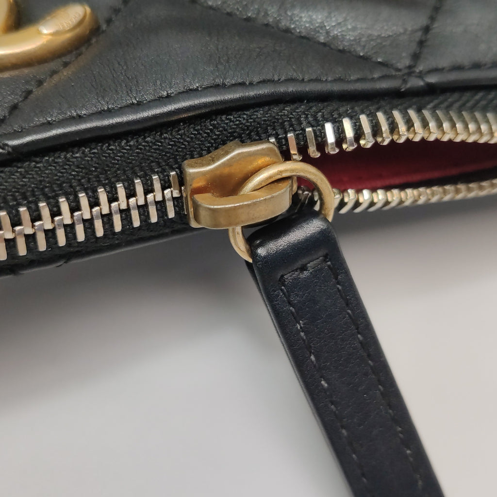 Chanel Quilted Bowling Bag
