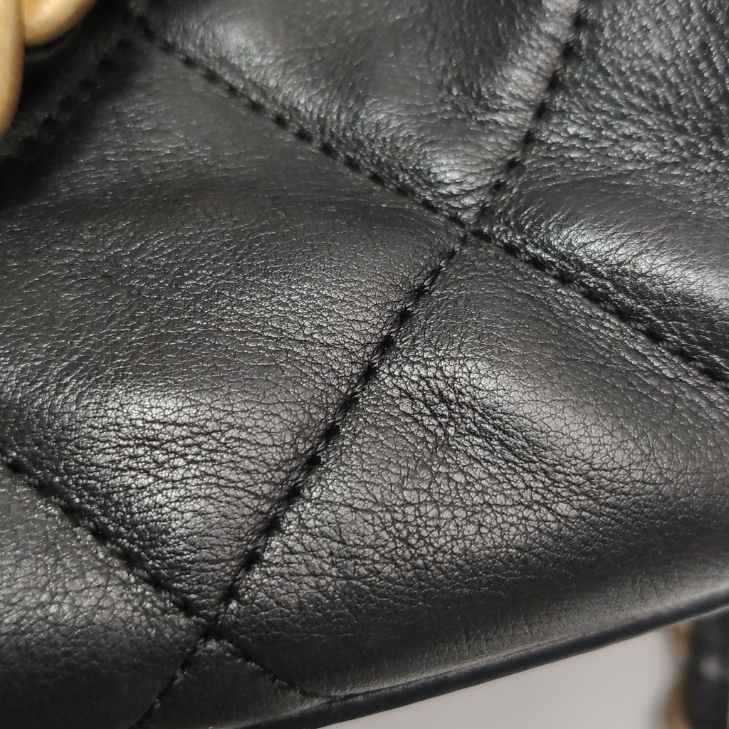 Chanel Quilted Bowling Bag