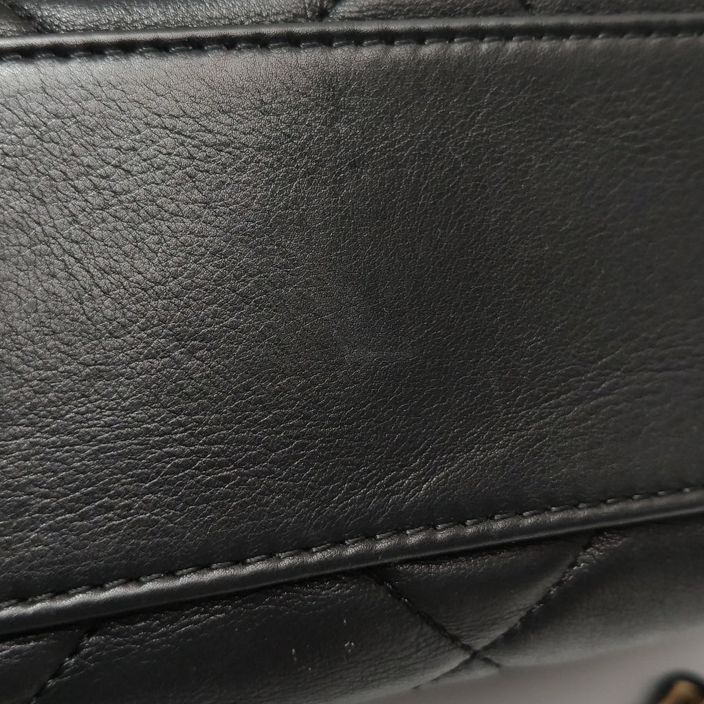 Chanel Quilted Bowling Bag