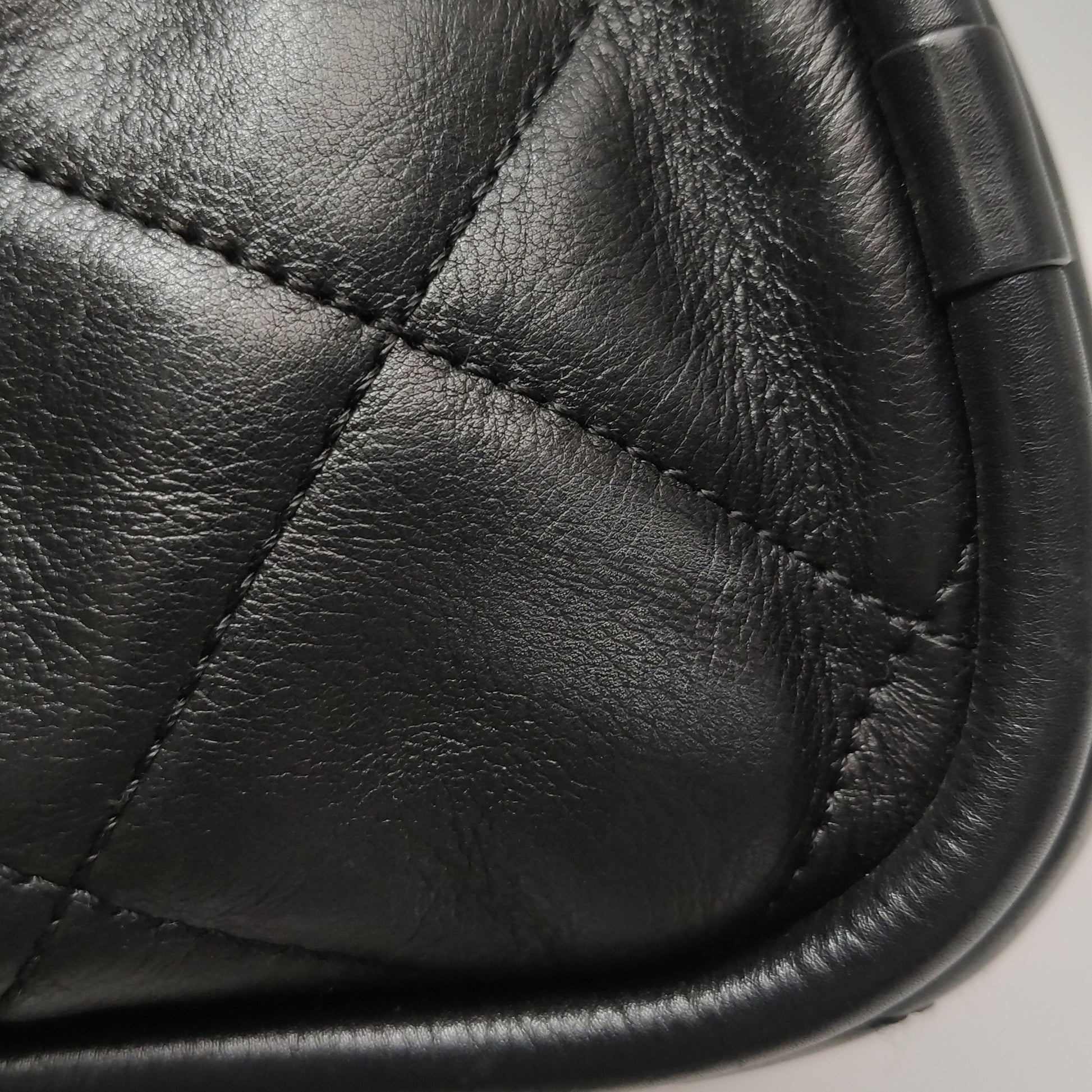 Chanel Quilted Bowling Bag