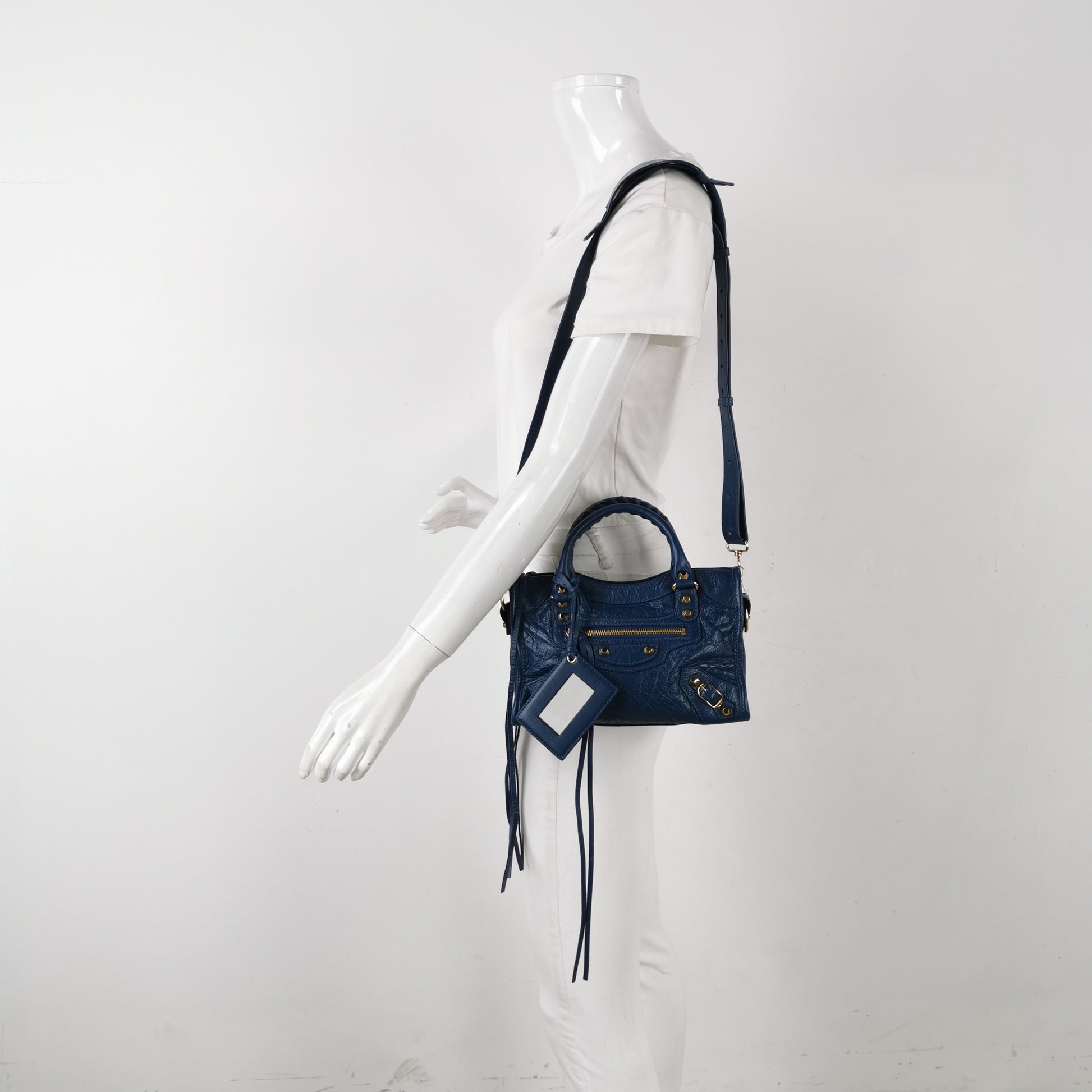 Balenciaga Classic City Mini Blue