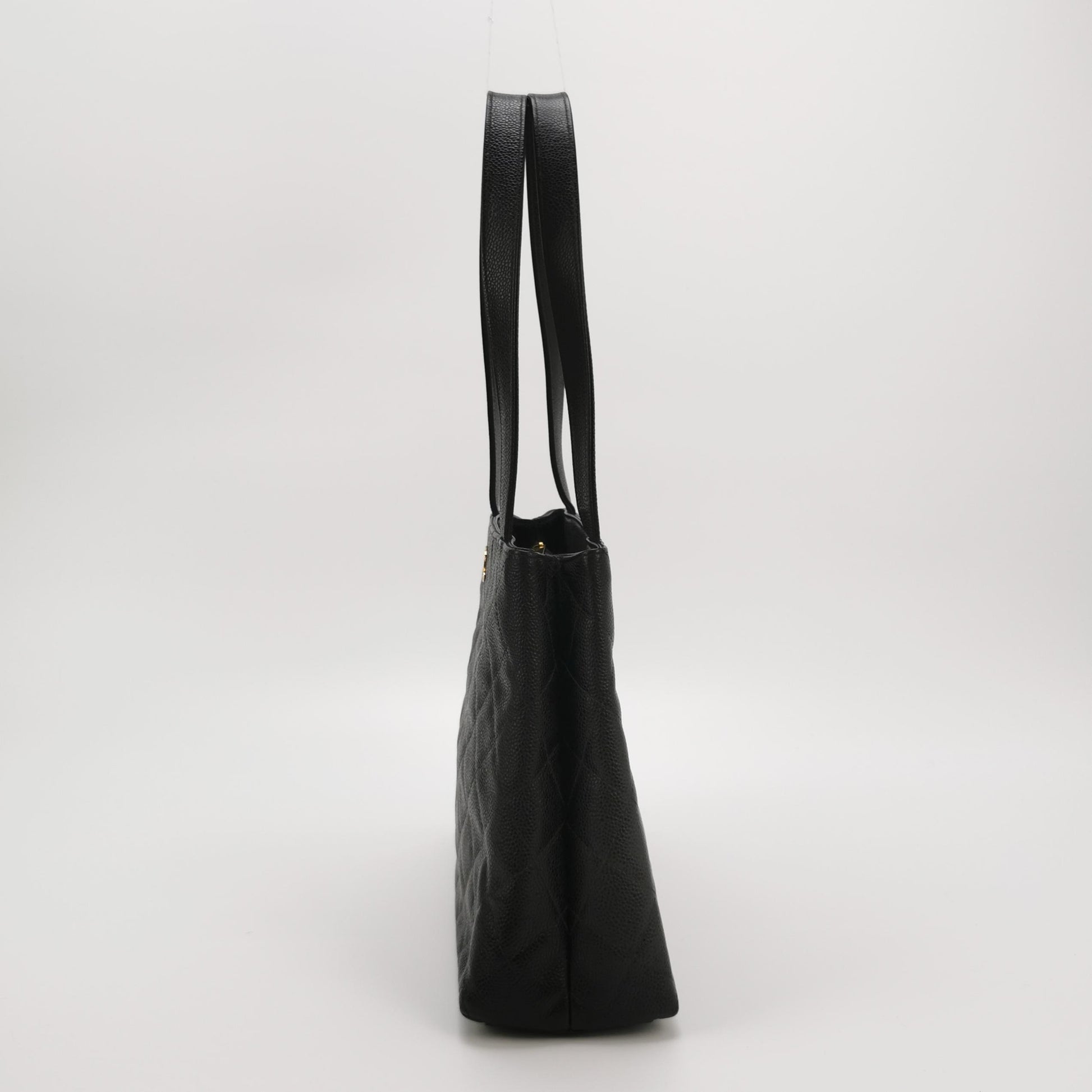 Chanel Quilted Caviar Shopper Tote